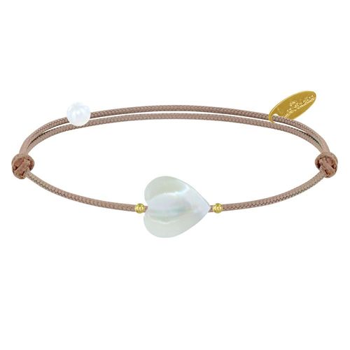 Les Poulettes Bijoux - Bracelet Petit Coeur De Nacre - Classics