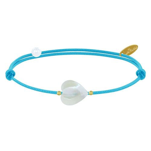 Les Poulettes Bijoux - Bracelet Petit Coeur De Nacre - Classics