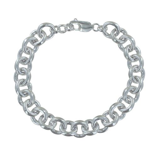 Les Poulettes Bijoux - Bracelet Argent Gourmette Mailles Rondes