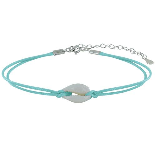 Les Poulettes Bijoux - Bracelet Lien Coquillage Cauris
