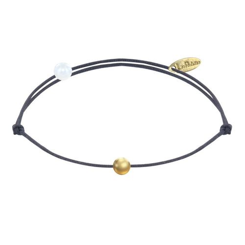 Les Poulettes Bijoux - Bracelet Lien Petite Perle Plaqué Or - Classics