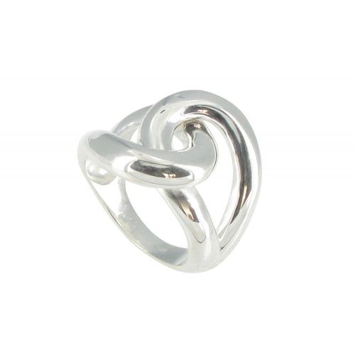 Les Poulettes Bijoux - Bague Argent 925 Entrelacée