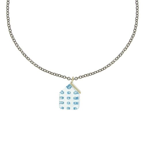 Les Poulettes Bijoux - Collier Sweet Home Verre Et Laiton - Classics