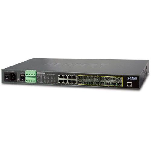 PLANET MGSW-24160F - Commutateur - C4 - Géré - 8 x 1000Base-T + 16 x 1000Base-X - Montable sur rack