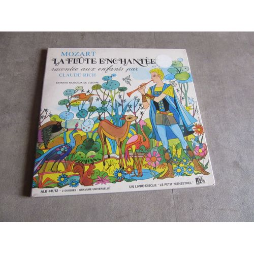 25 Cm Mozart La Flute Enchantee Racontee Aux Enfants Par Claude Rich Ref Ades 411