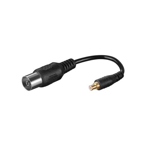 Goobay 67227 0.1m IEC FM MCX M Noir câble coaxial