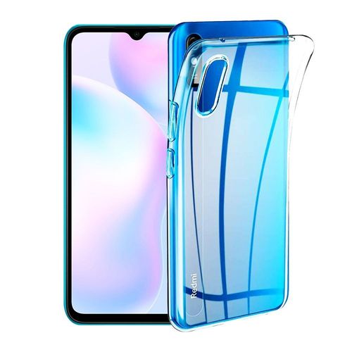 Coque Silicone Pour Xiaomi Redmi 9a 6.53" Gel Ultraslim Et Ajustement Parfait - Transparent