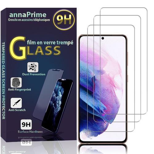 Lot / Pack De 3 Films Verre Trempé Pour Samsung Galaxy S21+ 5g/ S21 Plus 5g 6.7" Protection D'écran