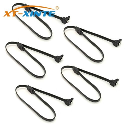 Autre 10PCS Black 5 pièces/10 pièces 40cm double canal SATA 3.0 câble SATA 3.0 III SATA3 6 GB/s câble de données cordon droit câble SAS câble de données du disque dur
