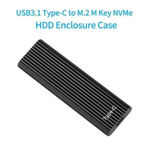 for M Key NVME USB3.1, clé usb type-c à M.2 M, 6Gbps, boîtier SSD, 10gbps/type-c M2, pour NGFF SATA B,