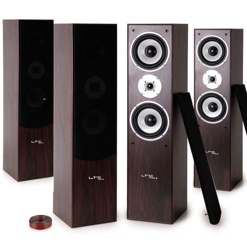 4 Enceintes Hifi/Home-Cinéma Bass Reflex 4x500W L766-WA Ltc Audio