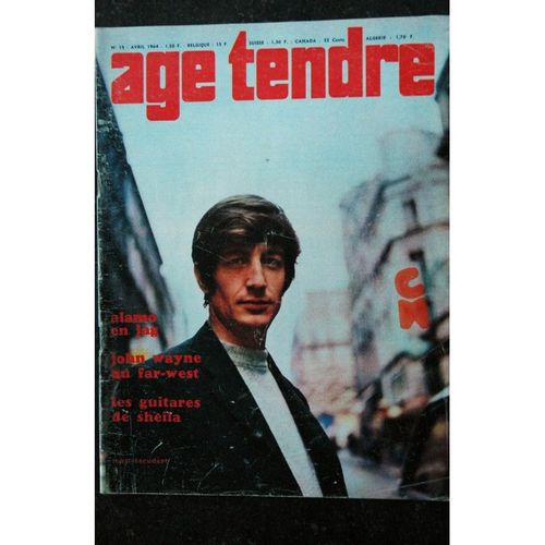 Age Tendre Et Tête De Bois N° 15 Avril 1964 Cover Leny Escudero Sheila Frank Alamo John Wayne