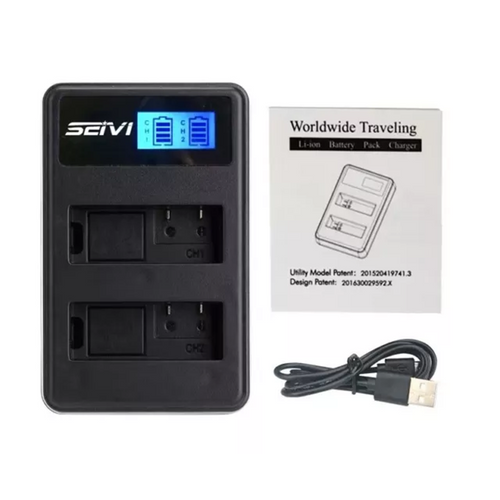Chargeur Doubles batterie Pour Canon EOS 1200D , 1100 EOS 2000D, 4000D EOS 1300D, 1200D, 1100D LP-E10 / LP-E 10