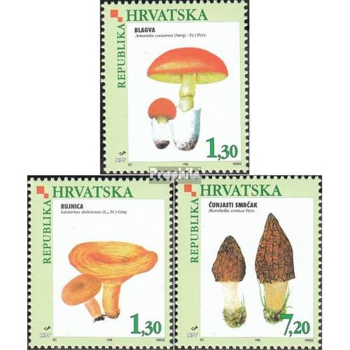 Croatie 454-456 (Complète.Edition.) Neuf Avec Gomme Originale 1998 Locals Champignons Comestibles