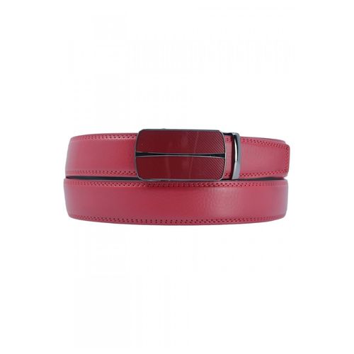 Ceinture En Cuir Rouge Homme