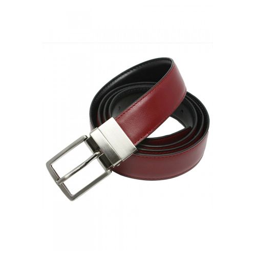 Ceinture En Cuir Bordeaux Homme