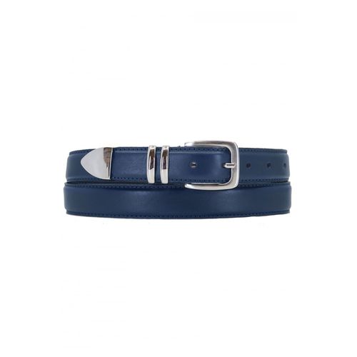 Ceinture En Cuir Marine Homme