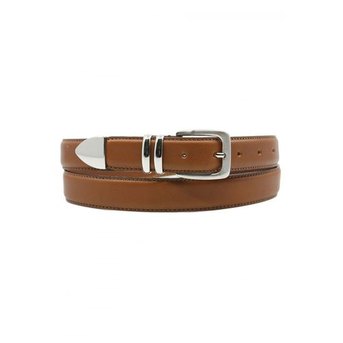 Ceinture En Cuir Beige Homme
