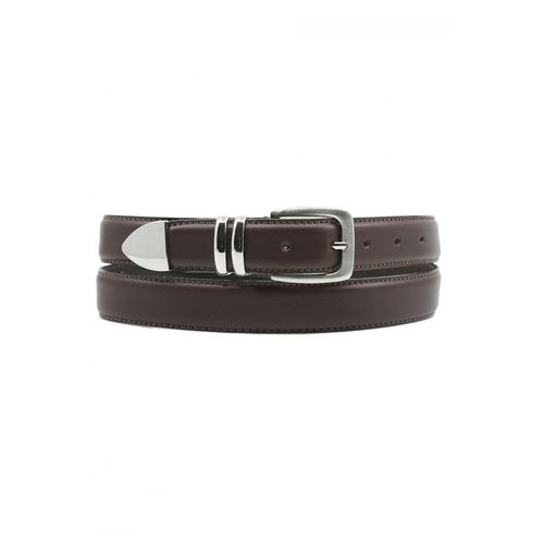 Ceinture En Cuir Marron Homme