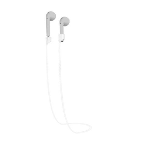 Cordon Anti Perte Blanc Pour Iphone 7 / 7 Plus Bluetooth Écouteurs Ft-01 Silicone Souple Anti-Perte Airpods Strap