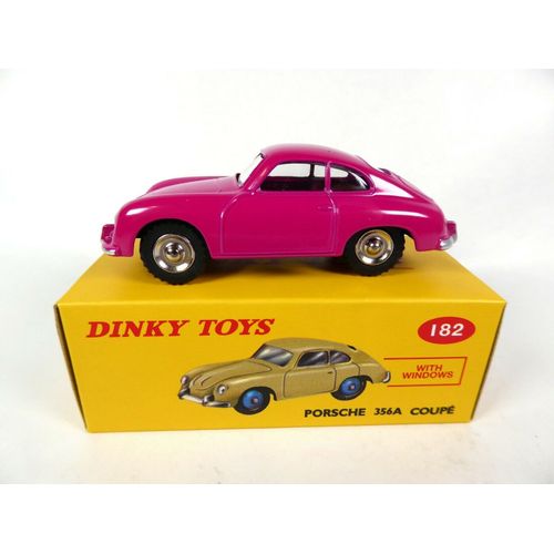 Dinky Toys 182 (2) - Porsche 356 A Coupé, Rose 1:43-Atlas