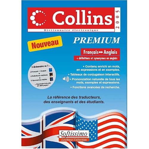 Dictionnaire Collins Premium Electronique - Français / Anglais - 3 Dictionnaires En 1