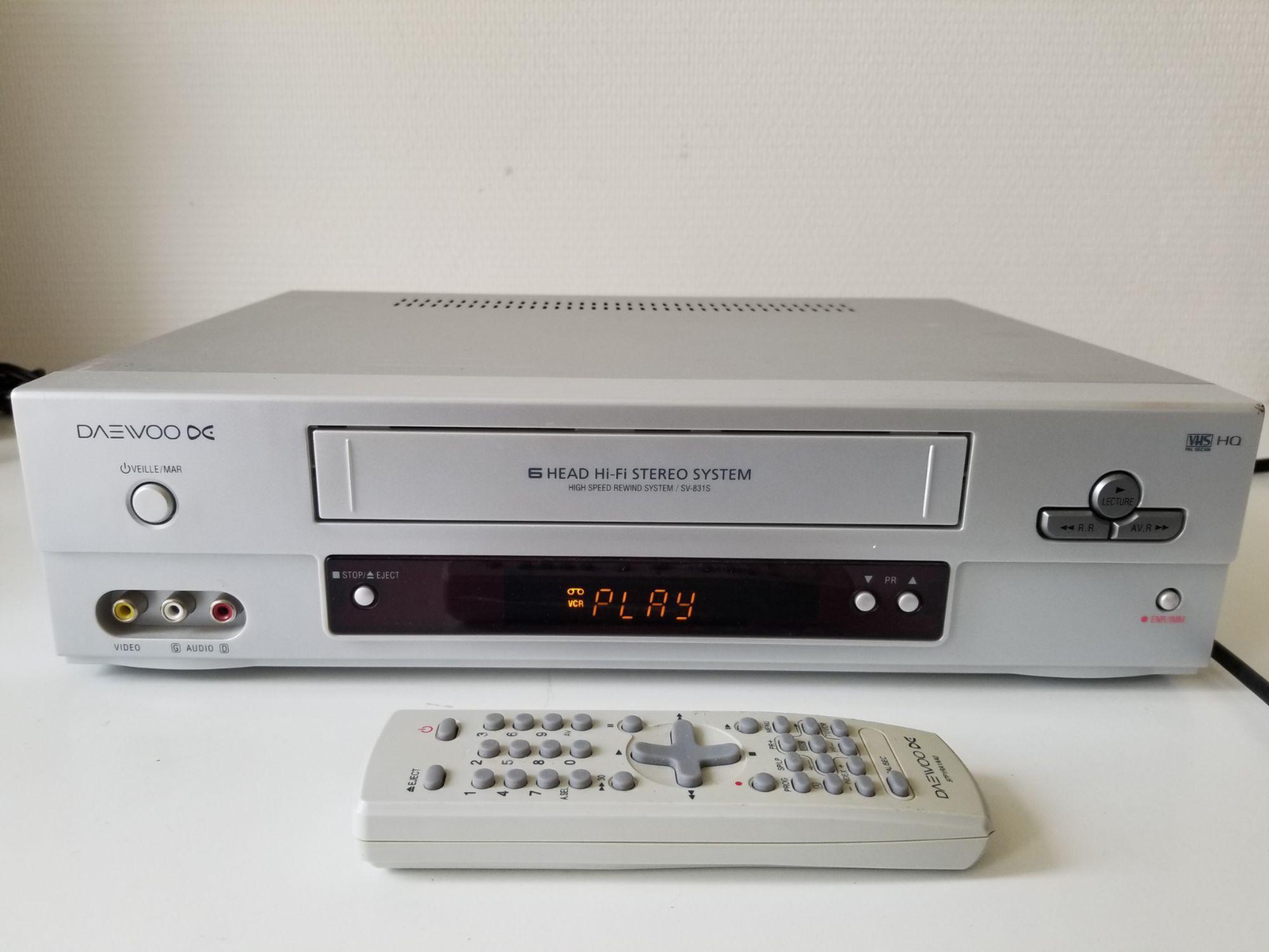 MAGNETOSCOPE BLUESKY VCS6000 LECTEUR ENREGISTREUR CASSETTE VIDEO VHS HIFI  NEUF