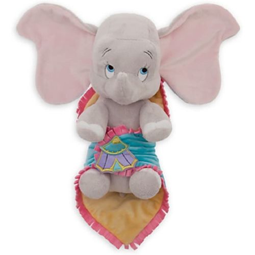 Doudou Baby Dumbo Avec Sa Couverture Bleue