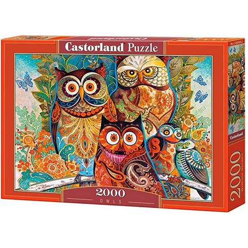 Puzzle 2000 Pièces David Galchutt : Hiboux