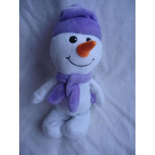 Bonhomme De Neige En Peluche Petit 25 Cm Milka