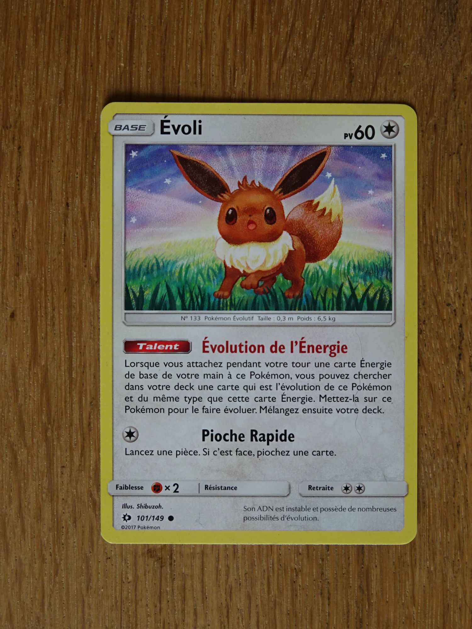 Carte Pokemon Evoli Cartes De Jeux Rakuten