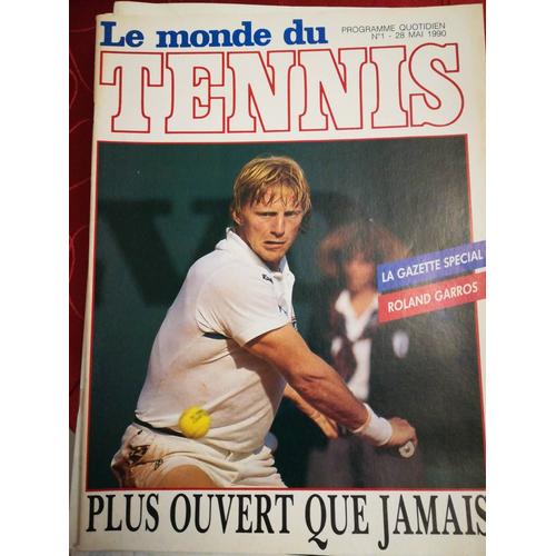 Le Monde Du Tennis - Gazette Spéciale Roland Garros Du 28/05/1990
