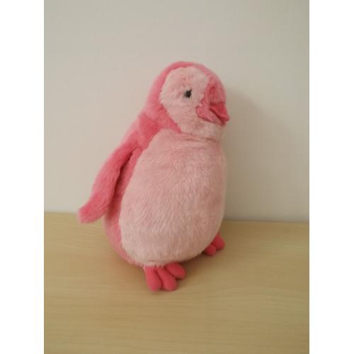 Peluche Pingouin Mancho Rose Wild Républic