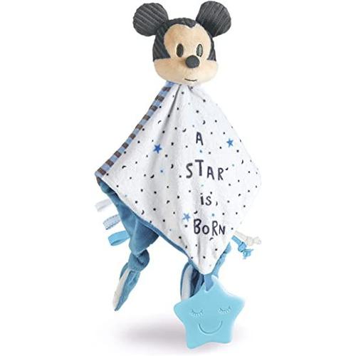 Doudou Mickeu Bleu Ciel Blanc Etoiles A Star Is Born Disney Baby Jouet Peluche Eveil Bebe Enfant Baby Clementoni Comforter Mouse Blue White Grey Moon Soft Toy