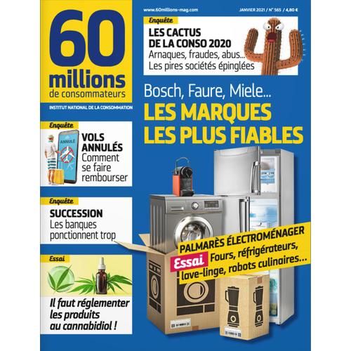 60 Millions De Consommateurs N° 565