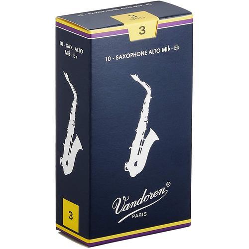 Boite de 5 anches Vandoren Traditionnelles pour Saxophone Basse