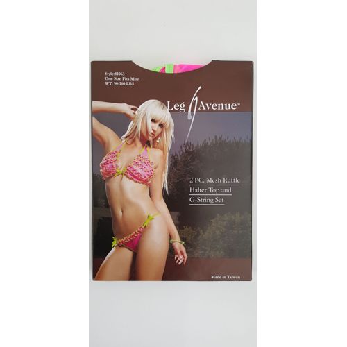 Maillot De Bain 2 Pièces Rose Leg Avenue