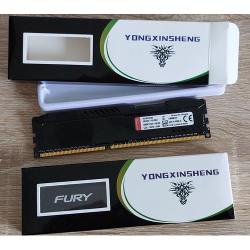 Lot de 2 mémoires vives HyperX Fury DDR3-1866 4Go