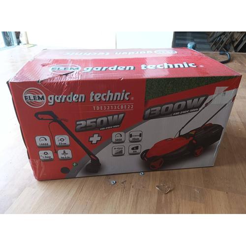 Pack tondeuse et coupe bordure elm garden technic