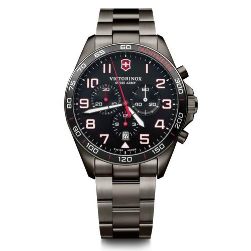 Montre Homme Victorinox Fieldforce Sport En Acier Noir