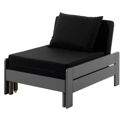 Fauteuil-Lit Convertible Enfant "Pino" 98-207cm Gris