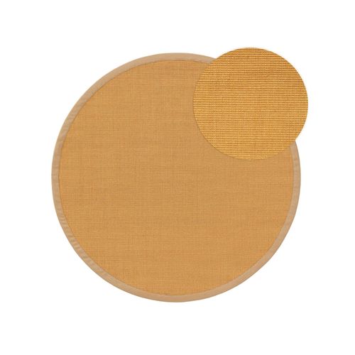 Benuta Naturals Tapis Sisal Sana Beige Diamètre 150 Cm Rond