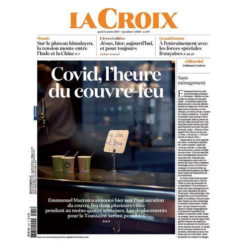 Journal La Croix N° 41835 Du 15 Octobre 2020