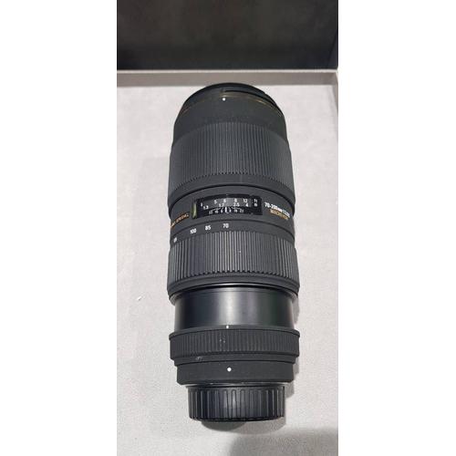 objectif sigma pour Nikon 70-200mm 1:2.8 II macro USM