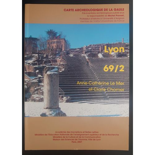 Carte Archéologique De La Gaule - Lyon - 69/2