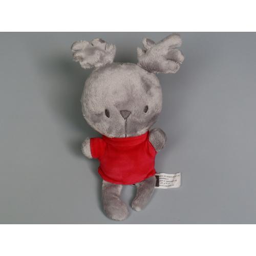 Doudou Renne Gris Pull Rouge Orchestra