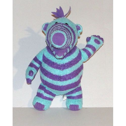 Peluche Extraterrestre Rayé Bleu Fimbles Florrie Fisher Price 2002 Doudou Alien 36 Cm