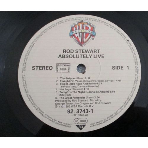 Absolutely Live - Rod Stewart - Album Vinyle Wb Records 92.3743-1 - 10 Titres Dont The Stripper-Sweet Little Rock And Roller-Your're In My Heart-Etc- Sans La Pochette Extérieure
