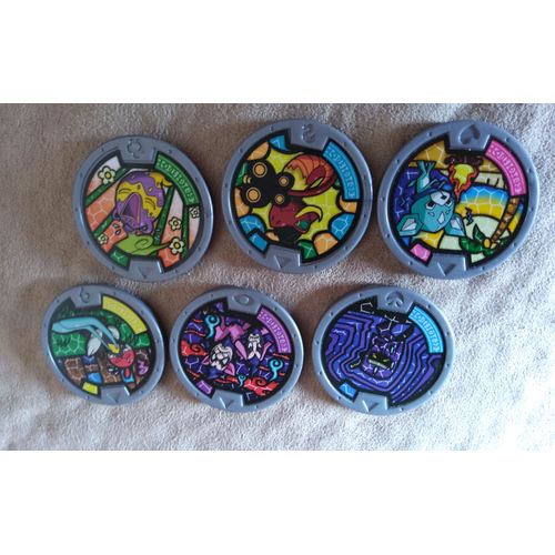 6 X Medaillons Yokai Watch Series 2 ... Yo Kai