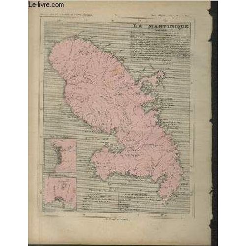 Carte De La Martinique. Des Îles De La Nouvelle-Calédonie. Des Îles St-Pierre-Et-Miquelon Et De L Île De Terre-Neuve.